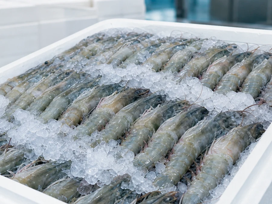 Frozen shrimp
